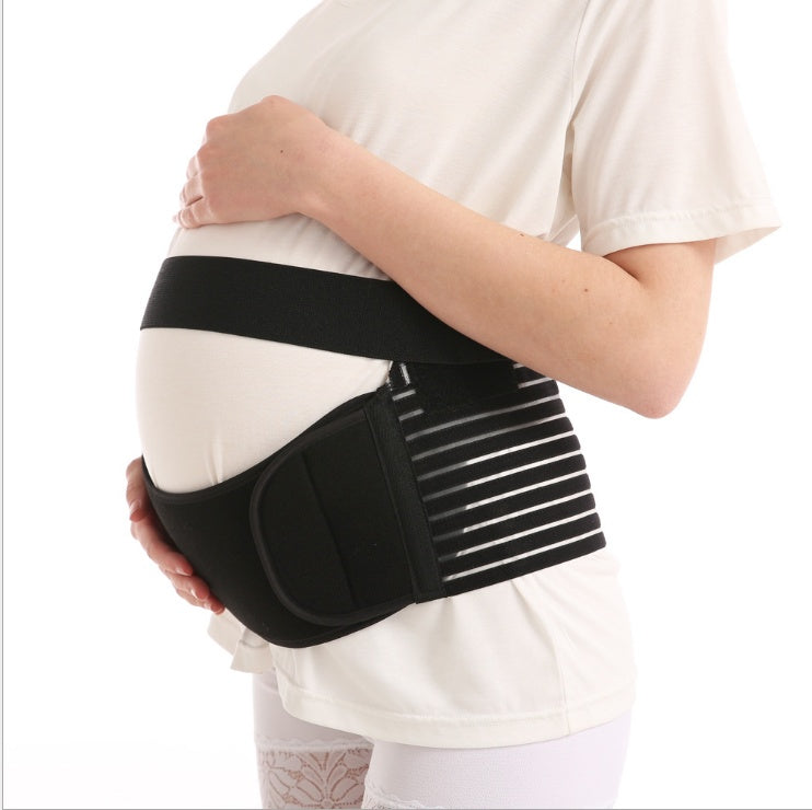 Ceinture de soutien abdominale pour femmes enceintes, velcro, respirante, soulage la taille, réglable, transfrontalière
