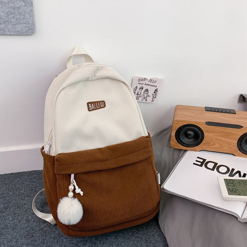 Sac à dos tendance minimaliste vintage pour femmes