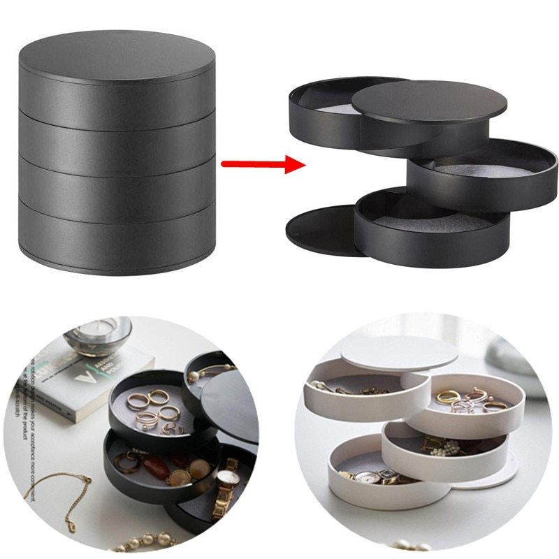 Boîte à bijoux - rangement en plastique