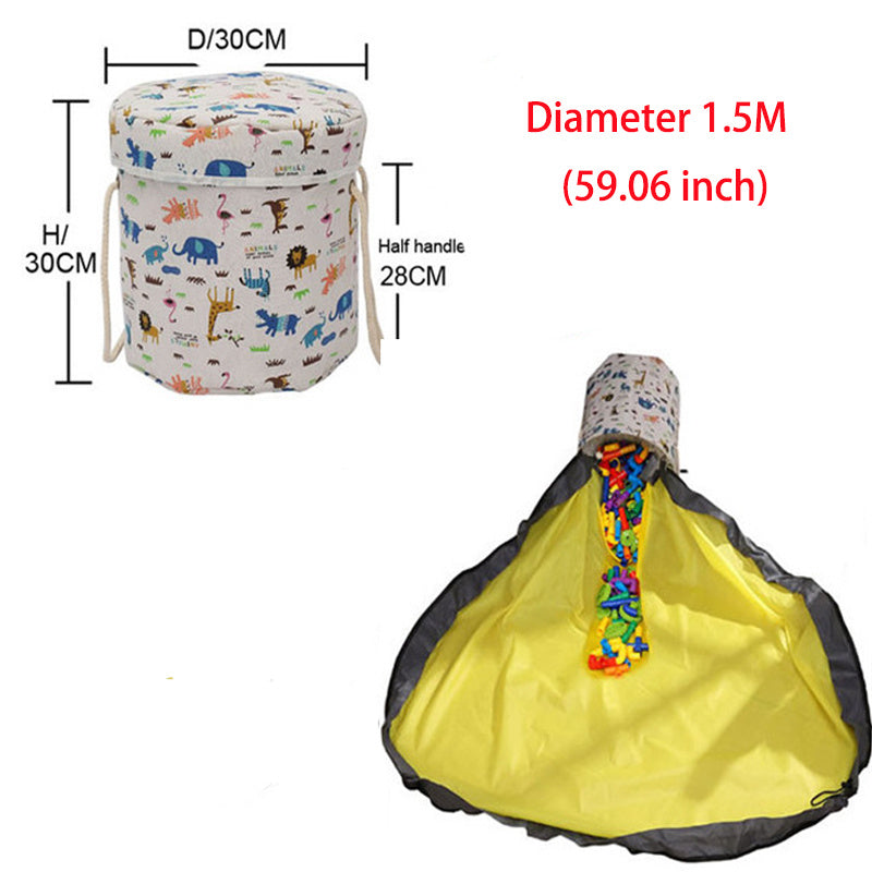 Sac de rangement portable pour jouets pour enfants