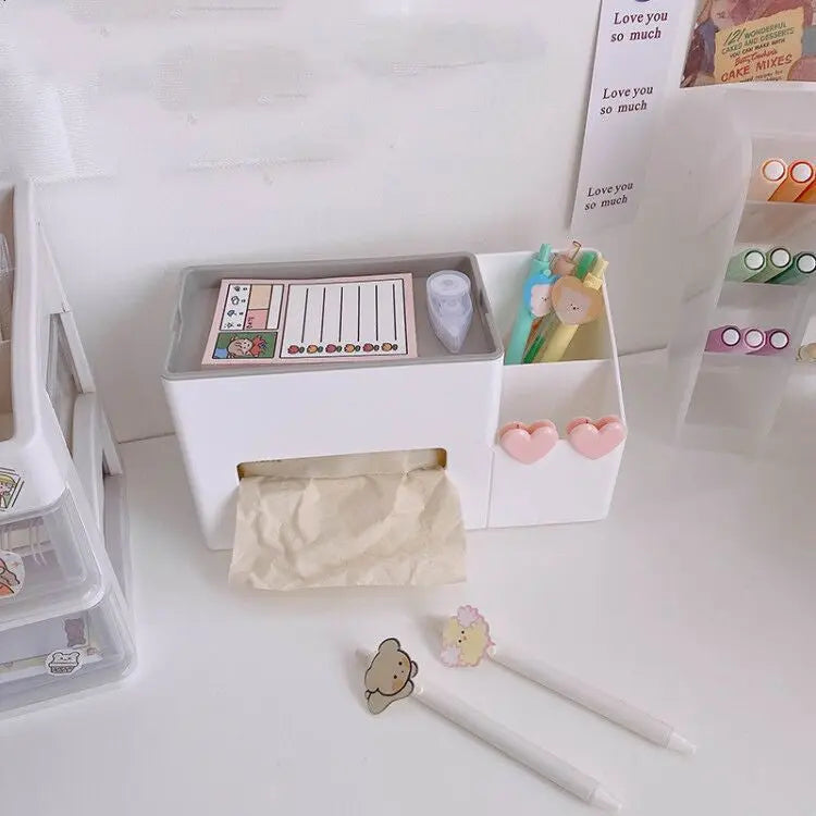 Porte-stylo / Boîte de rangement pour serviettes en papier