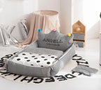 Lit bébé portable - Lit d’allaitement réglable détachable et lavable
