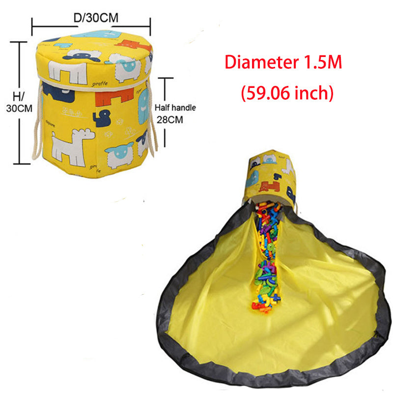 Sac de rangement portable pour jouets pour enfants