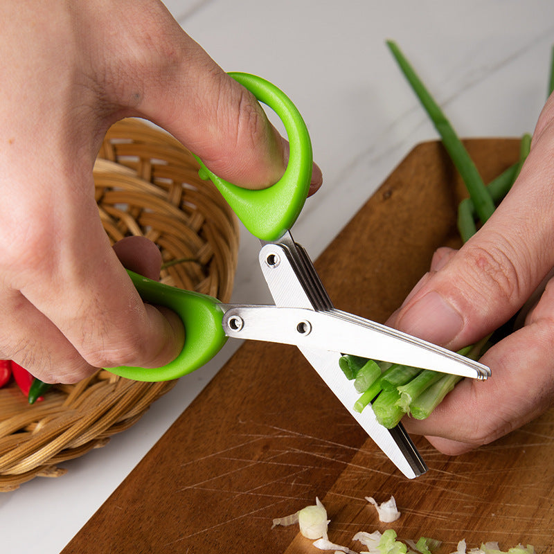 Ciseaux multicouches multifonctionnels en acier inoxydable - Ciseaux de cuisine