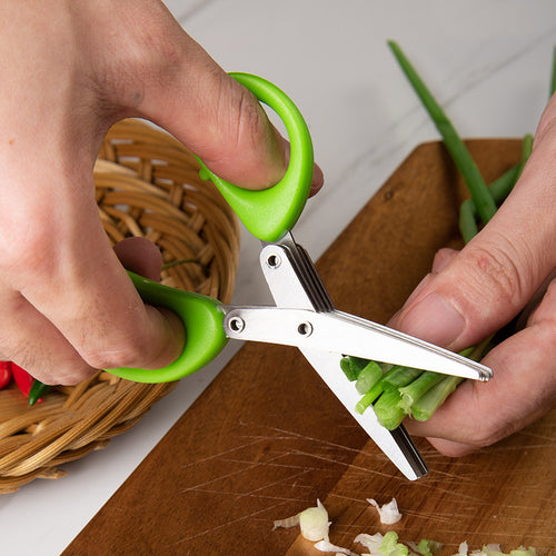 Ciseaux multicouches multifonctionnels en acier inoxydable - Ciseaux de cuisine