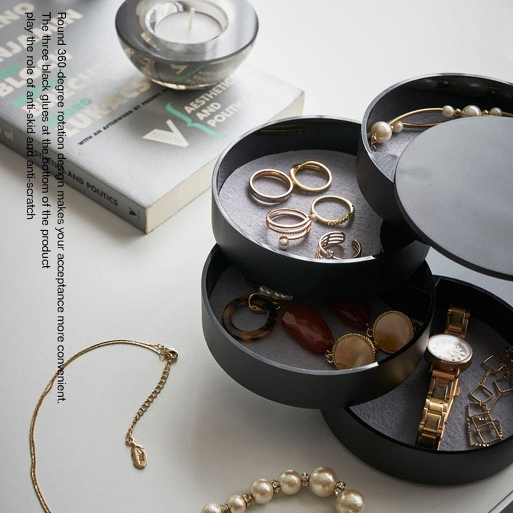 Boîte à bijoux - rangement en plastique