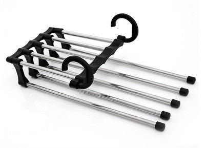 Cintre de garde-robe 5 en 1 - Cintres multifonctionnels magique en acier inoxydable