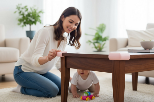 Protection bébé anti-collision - Angle de protection du coin de la table