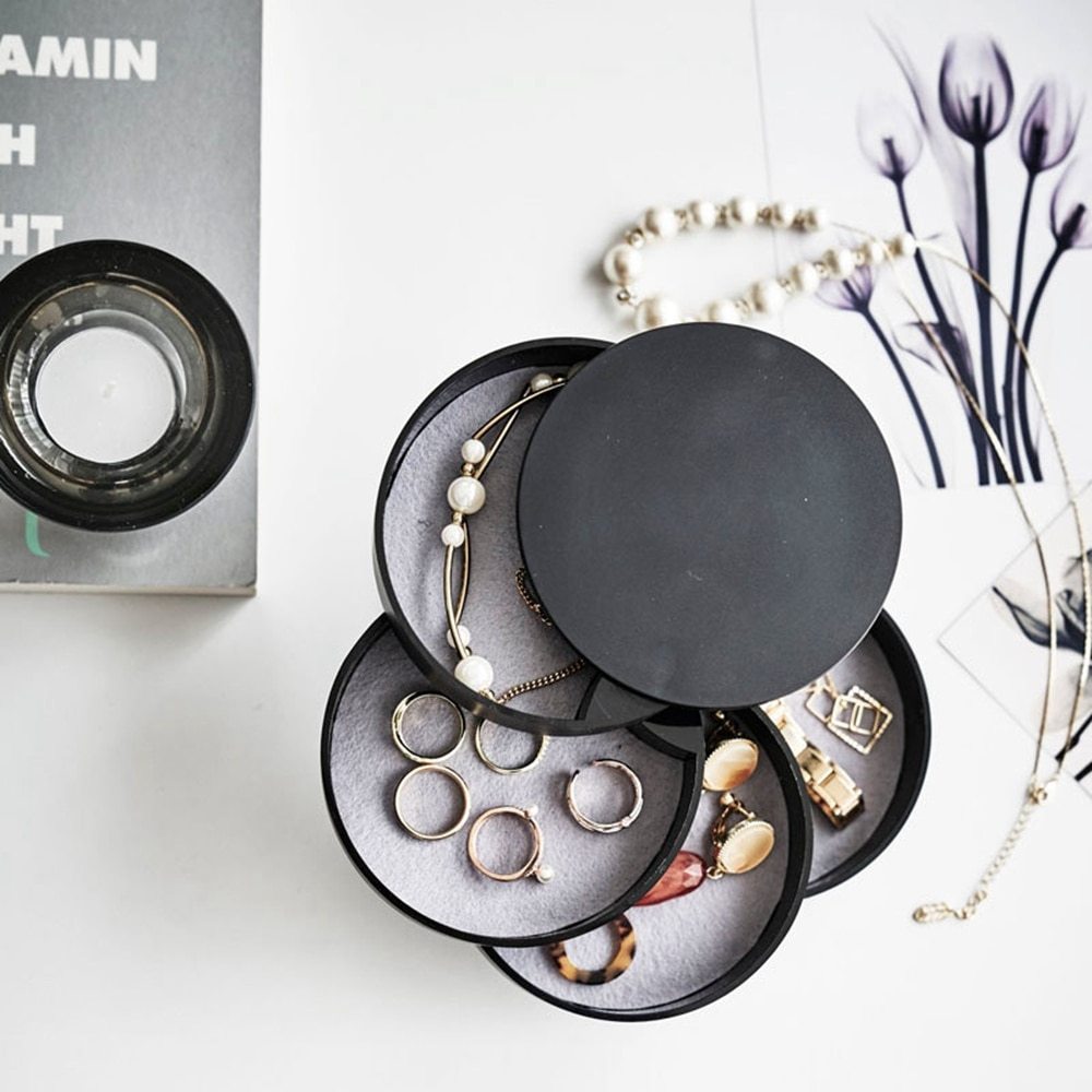Boîte à bijoux - rangement en plastique