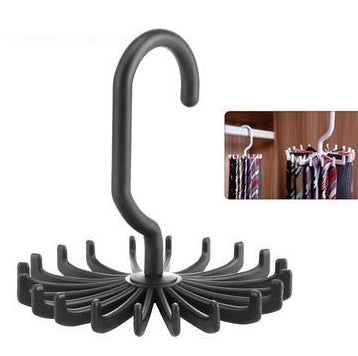Porte-ceinture/foulards/cravate - attaches rotatives pour placards