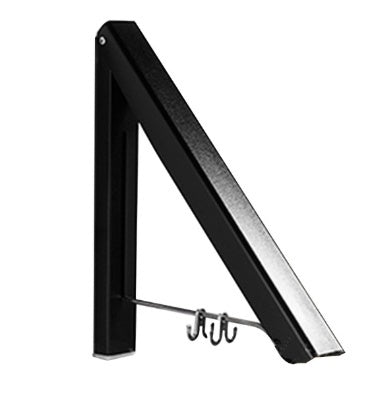 Cintre mural rétractable pliable en aluminium sans perforation suspendu imperméable