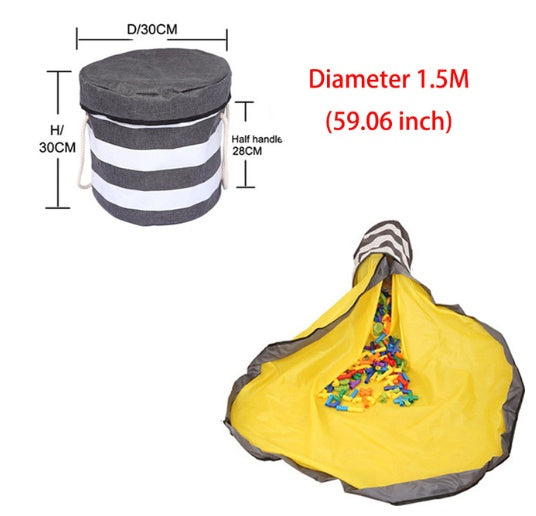 Sac de rangement portable pour jouets pour enfants