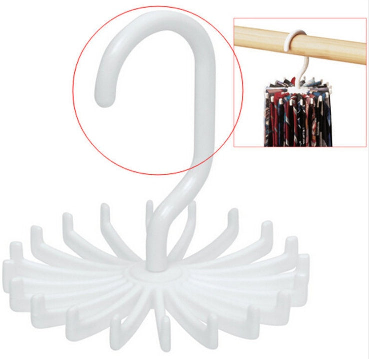 Porte-ceinture/foulards/cravate - attaches rotatives pour placards