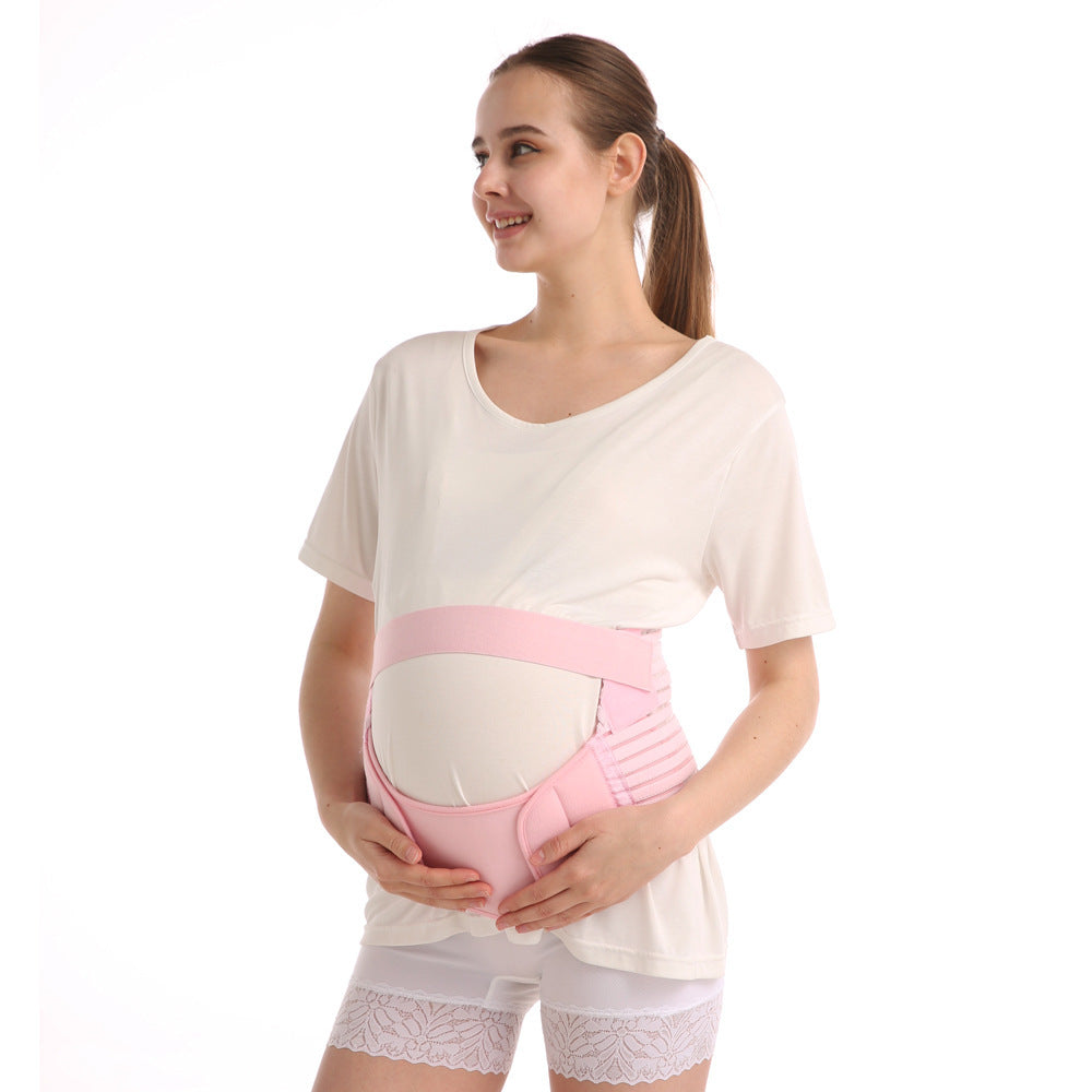 Ceinture de soutien abdominale pour femmes enceintes, velcro, respirante, soulage la taille, réglable, transfrontalière