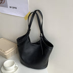 Sac à bandoulière de grande capacité en cuir