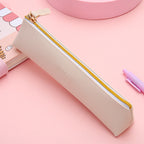 Étui à crayons de grande capacité en cuir