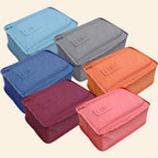 Sac de rangement de voyage - Sacs d’organisateur imperméable portable en nylon - Pochette de tri de chaussures - Organisateur de 6 couleurs