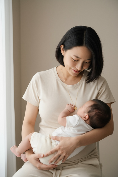 Collier d’allaitement minimaliste – Bijou pratique et élégant