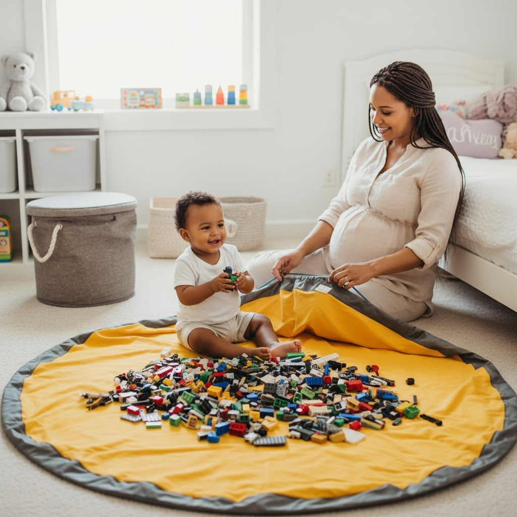Sac de rangement portable pour jouets pour enfants