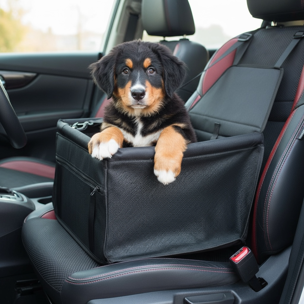 Sac respirant de voiture pour animaux de compagnie