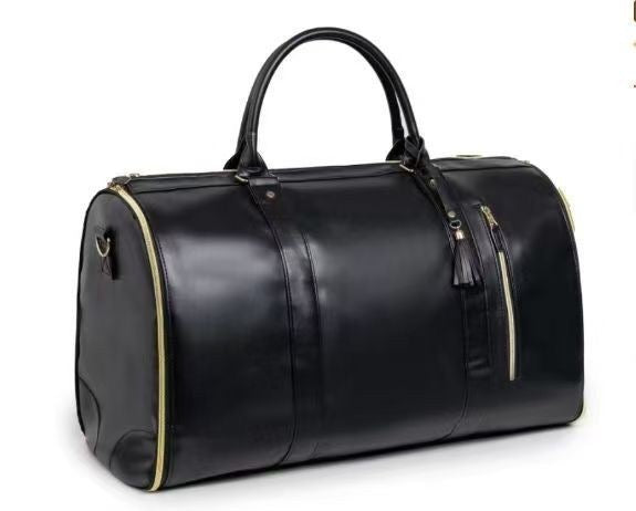 Sac en cuir de vêtements de voyage pliable pour femmes - Grand sac de voyage - Sac de voyage d’affaires pour femmes