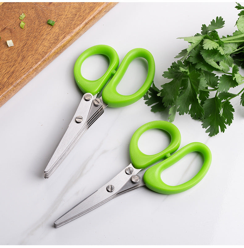 Ciseaux multicouches multifonctionnels en acier inoxydable - Ciseaux de cuisine