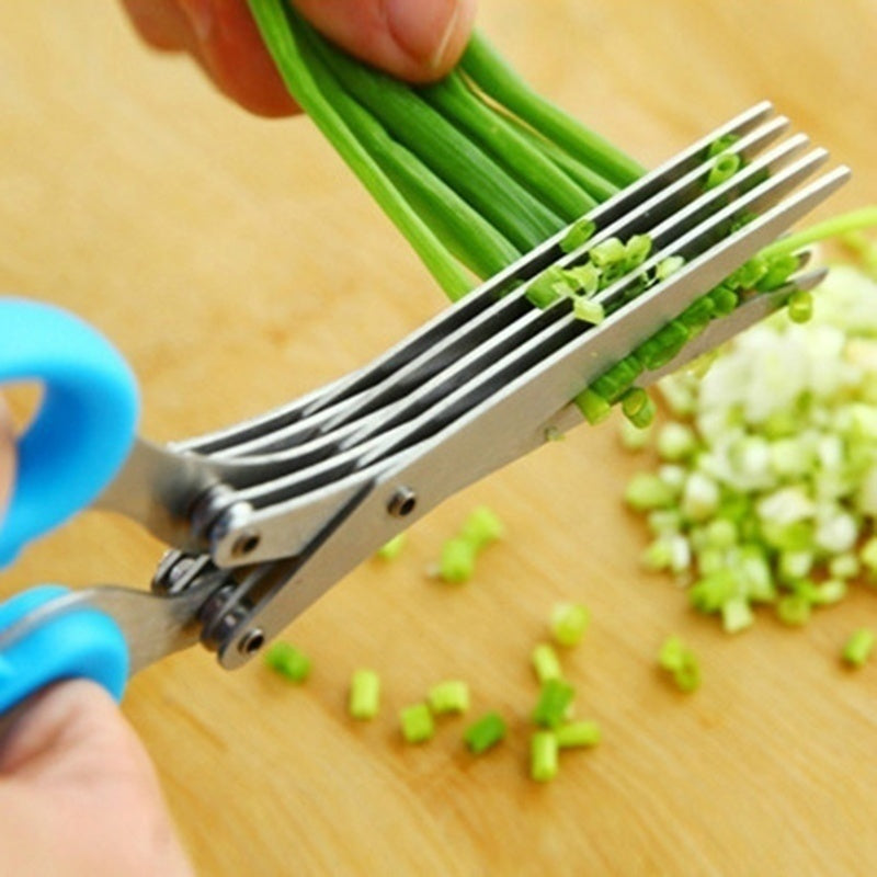 Ciseaux multicouches multifonctionnels en acier inoxydable - Ciseaux de cuisine