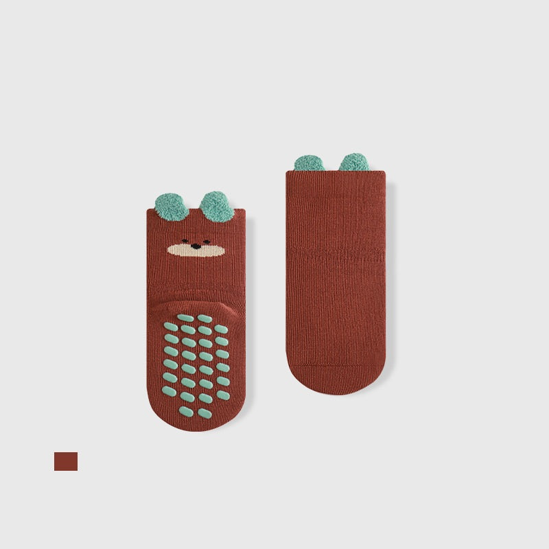 chaussettes antidérapantes- pour bébé unisexe respirant motif de dessin animé