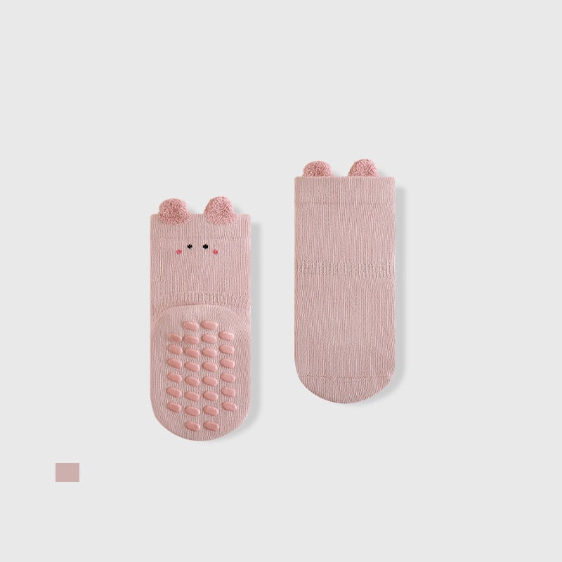 chaussettes antidérapantes- pour bébé unisexe respirant motif de dessin animé