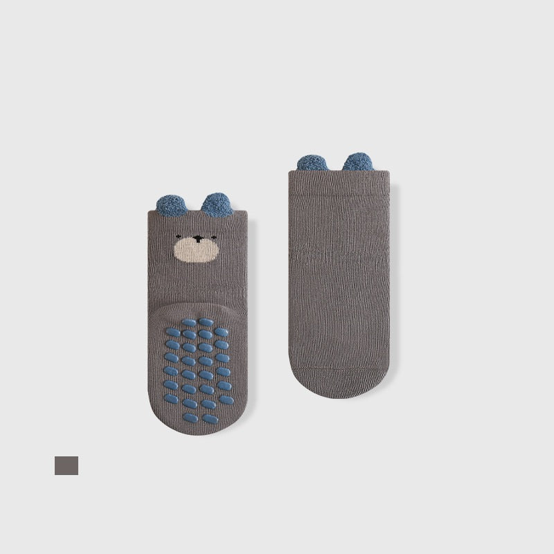 chaussettes antidérapantes- pour bébé unisexe respirant motif de dessin animé